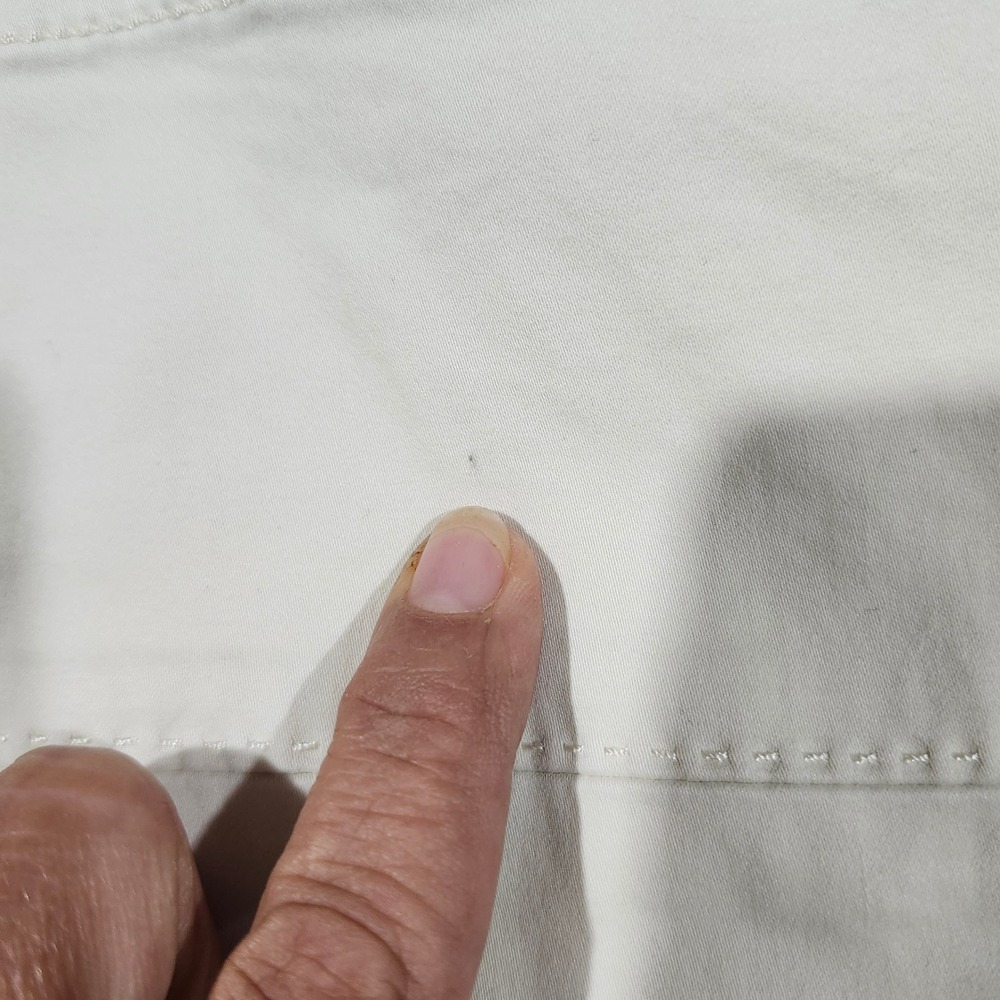 Tommy Bahama Boracay 5-Pocket Pants Mens 38x30 Bone White Cotton Tencel Stretch - Picture 10 of 12